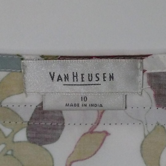NWOT Van Heusen Multi Floral Pencil Skirt Sz 10 - Picture 4 of 6